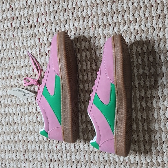 Pink Memory Foam Sport Size 8 Sneakers Shoes No Boundaries - Picture 4 of 4